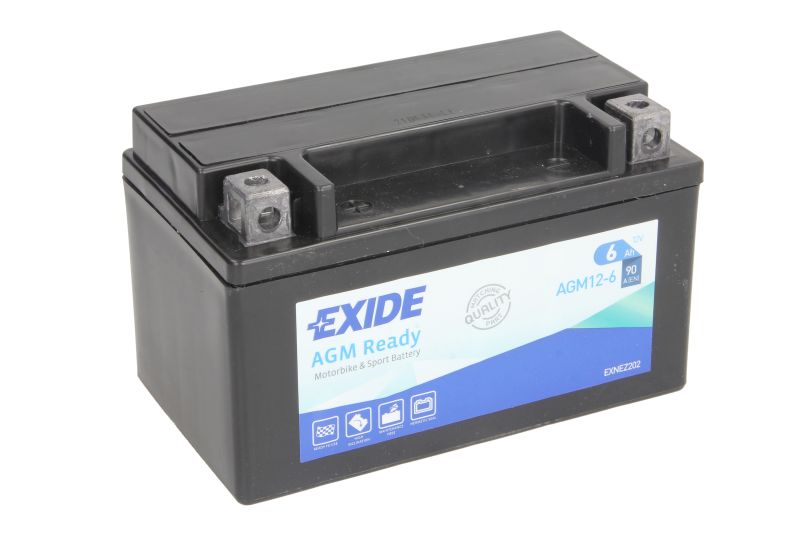 EXIDE startovací baterie APRILIA MXV 450 09-10, MOJITO 125 (CUSTOM) 04-07, RXV 450, 550 05-15, SL 750 ABS (SHIVER), ABS GT (SHIVER), (SHIVER GT), (SHIVER) 07-16, SR 125 (RACING) 99-02, SXV 450, 550 05-15, DAELIM NS 125 97-00, OTELLO 125 DLX 99-05, SG 125