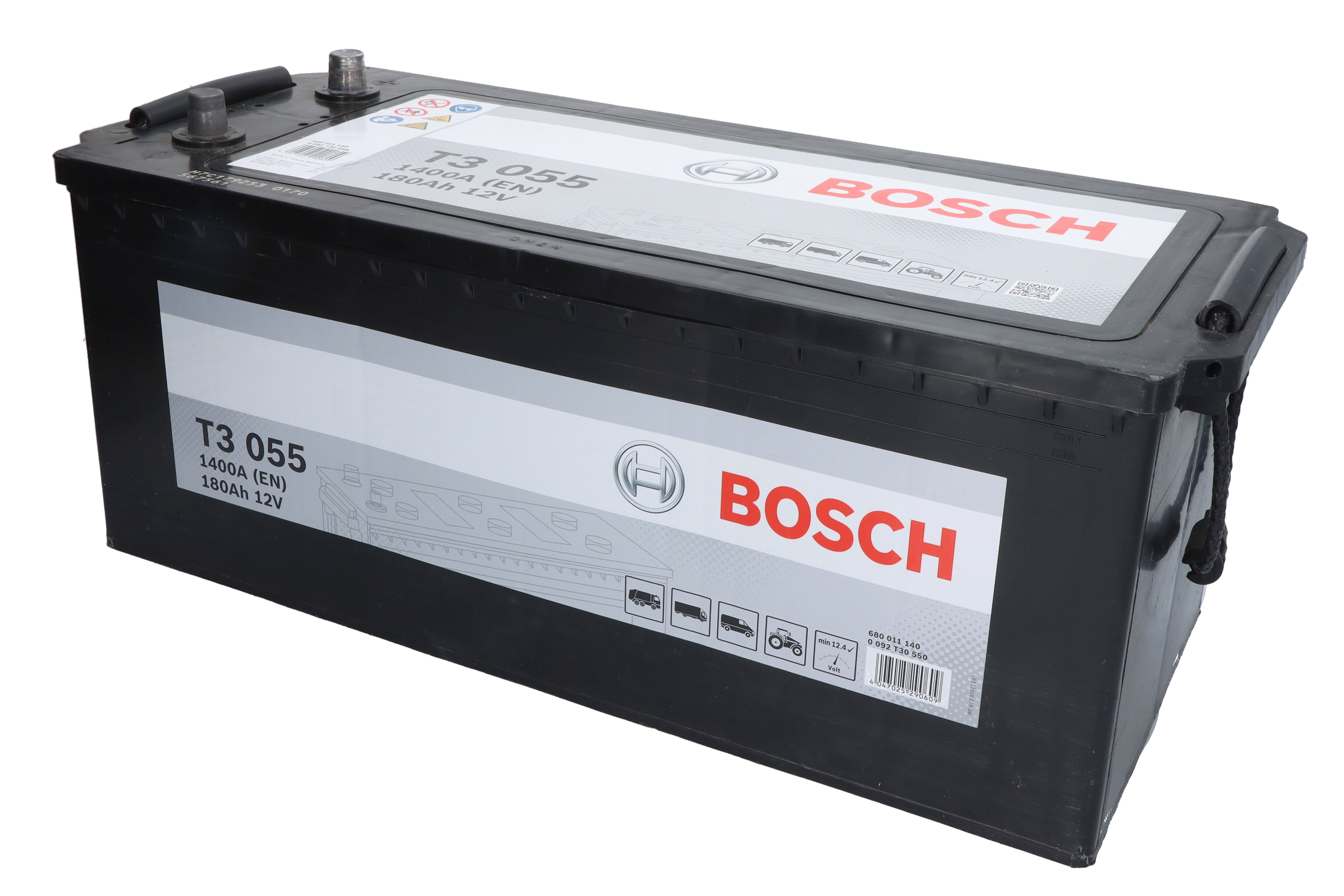 Акумуляторна батарея 180Ah/1400A (513x222x223/+L/B00) Bosch фото 11